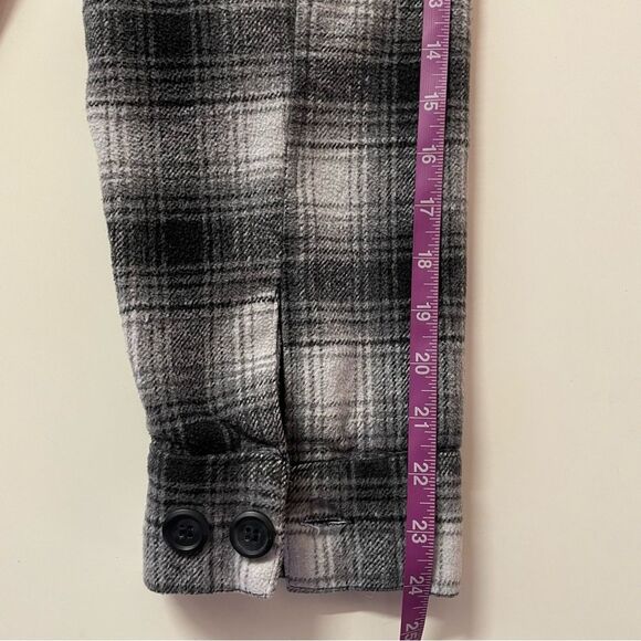 Thread & Supply Black Plaid Shirt Jacket Size XXL - Picture 7 of 10